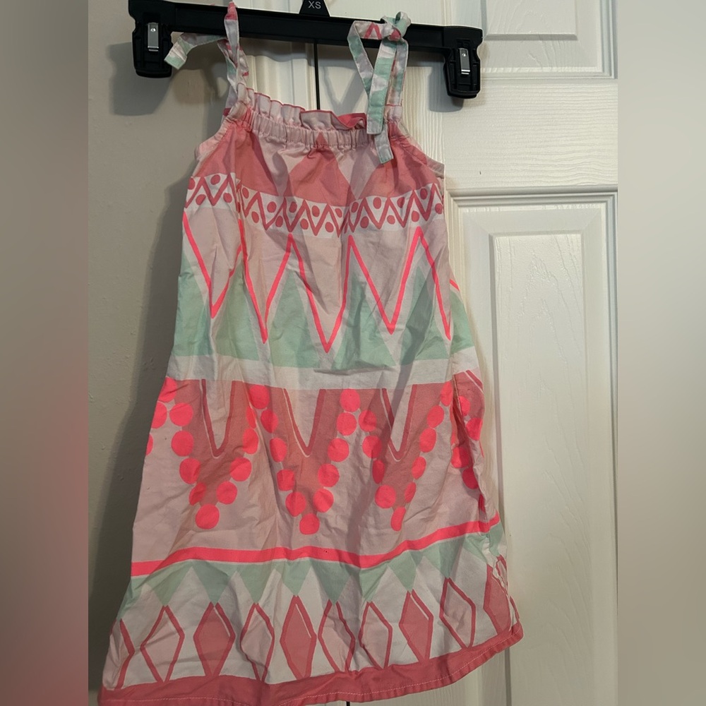 Gymboree Pink and White Patterned Dress